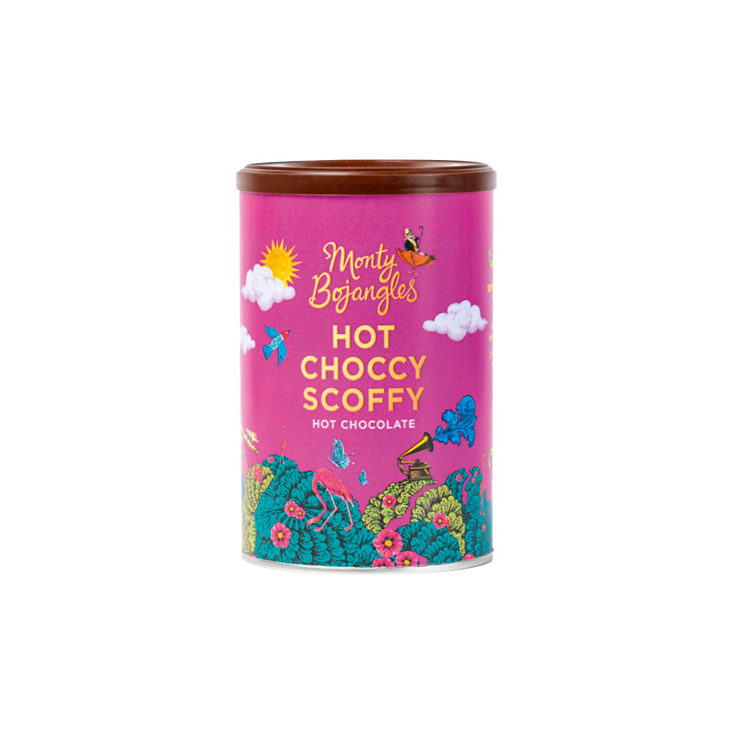 Monty Bojangles Hot Choccy Scoffy drinking powder - VAT FREE 6x250g