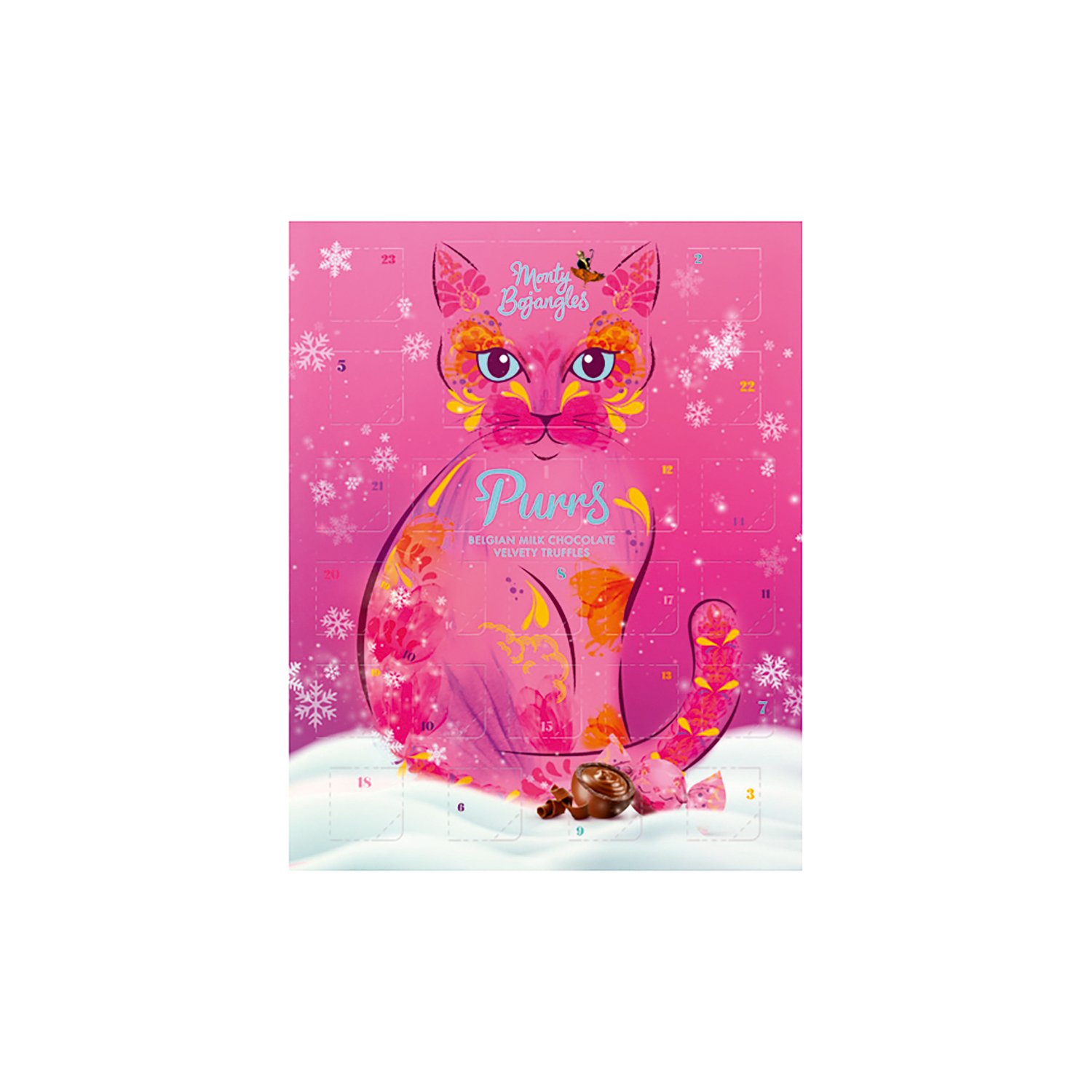 Monty Bojangles Purrs premium advent calendar 9x360g