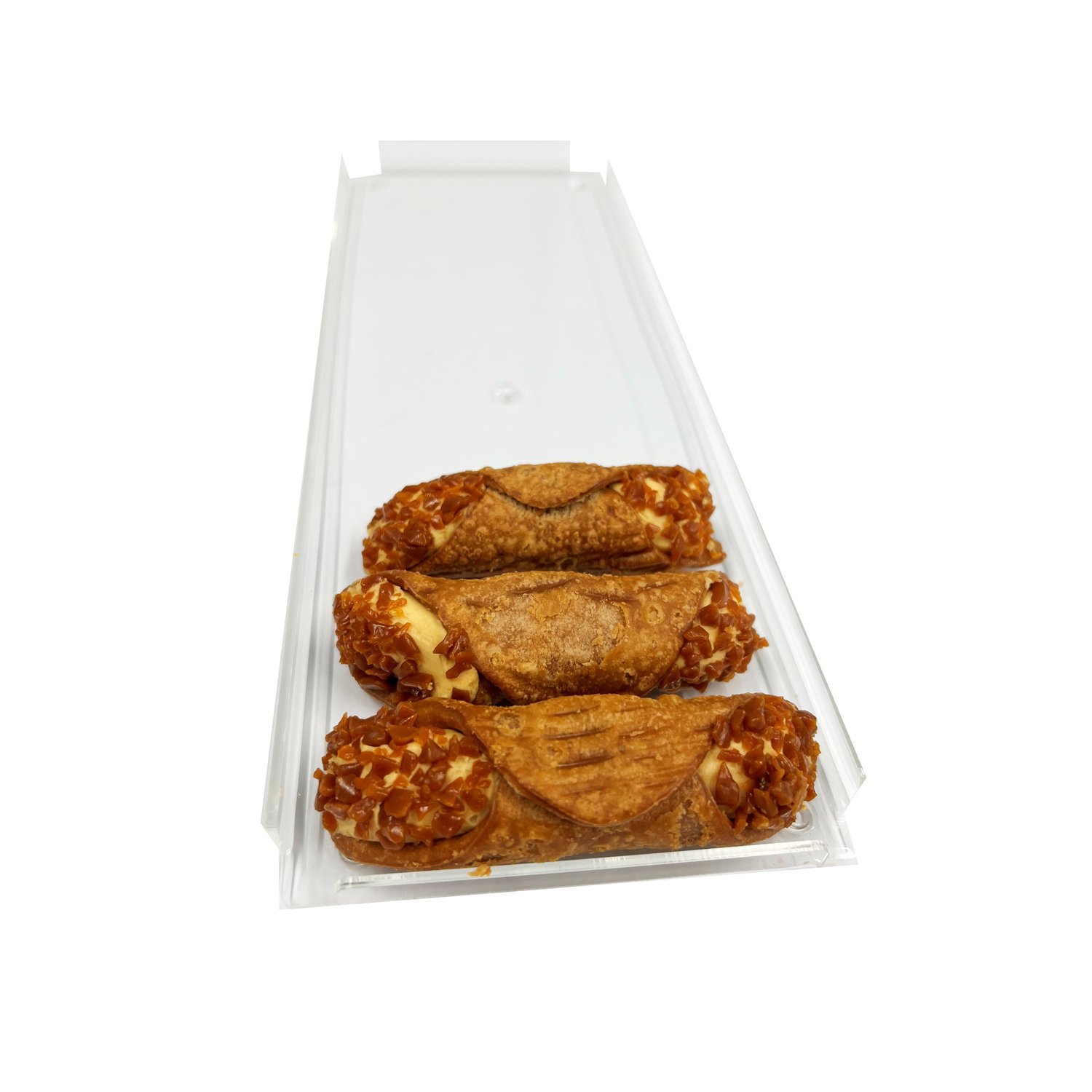 THS Packing - Heat Bent Display Tray for cannoli 300x110x10mm x 10pcs