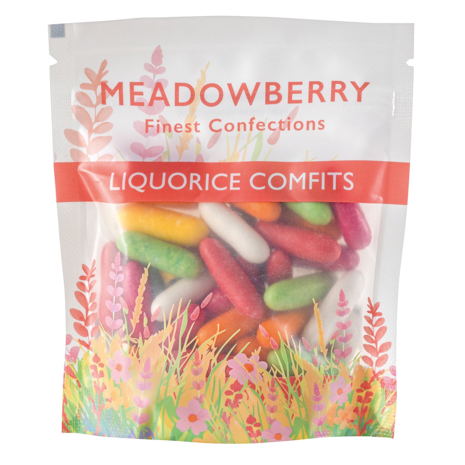 Meadowberry liquorice & aniseed - Liquorice comfits 12x140g