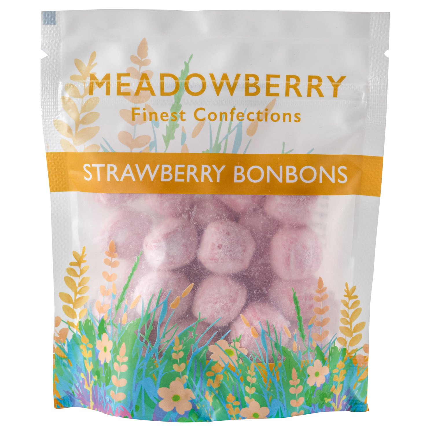 Meadowberry fudge & toffee - Strawberry bonbons 12x140g