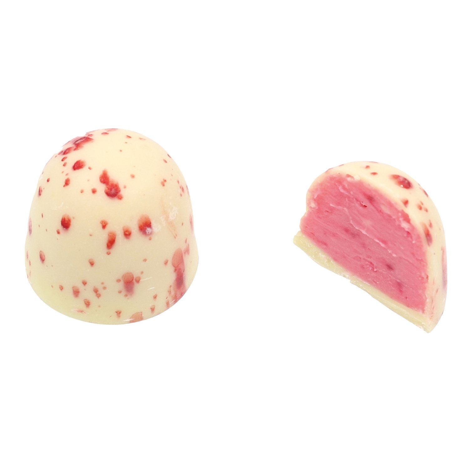 Koenen Chocolates - Lecce - raspberry and yoghurt ganache in white chocolate 14g x 1kg