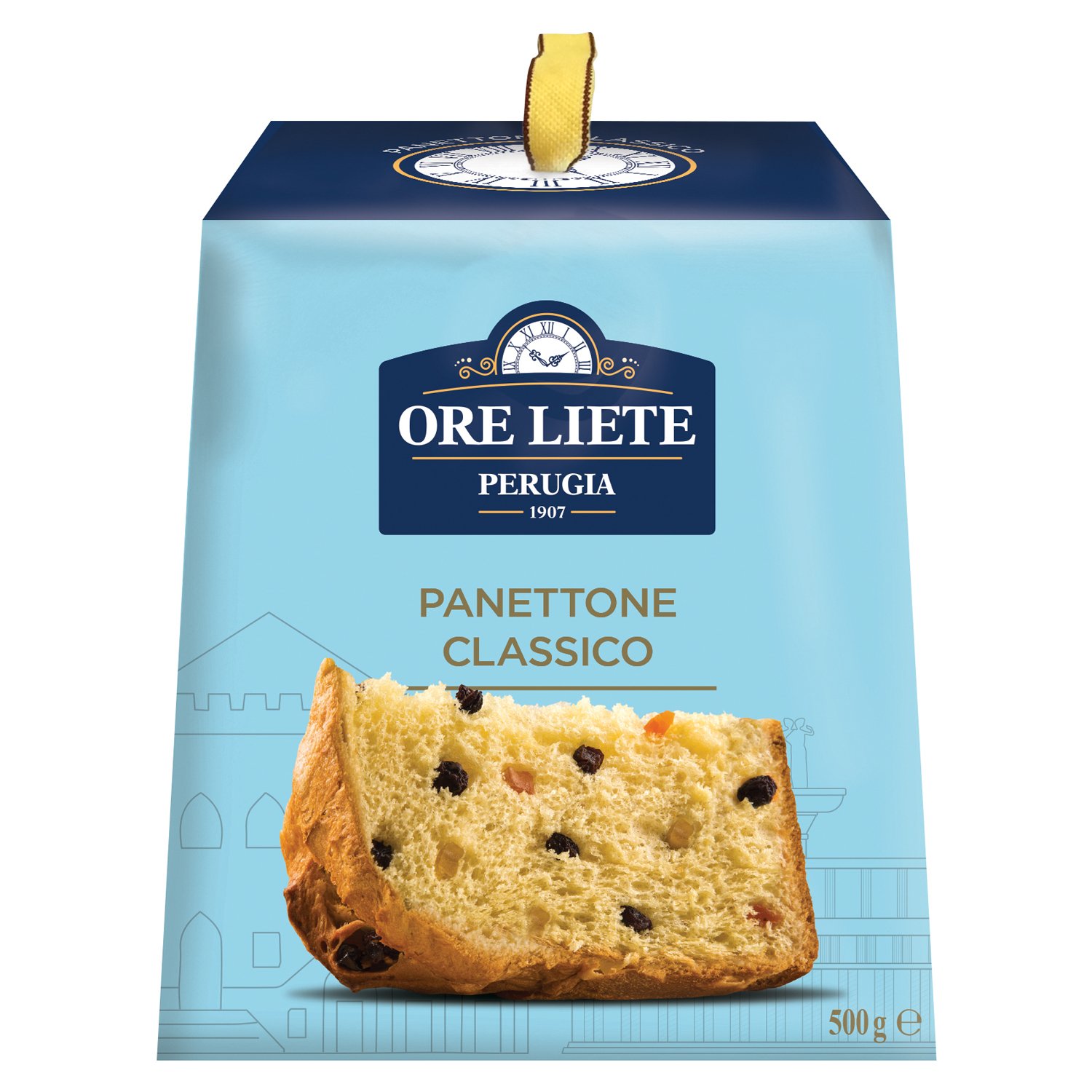 Panettone Classic with raisins and peels in gift box - VAT FREE 10x500g