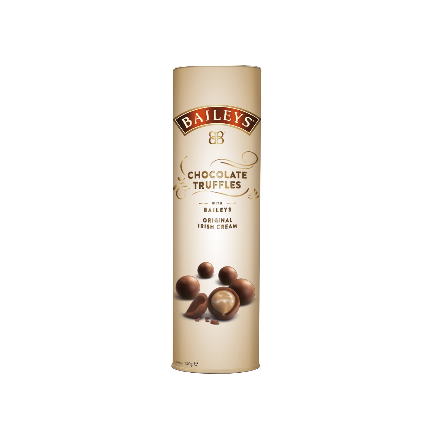 Baileys milk chocolate original twist wrapped truffles in tube 15x320g