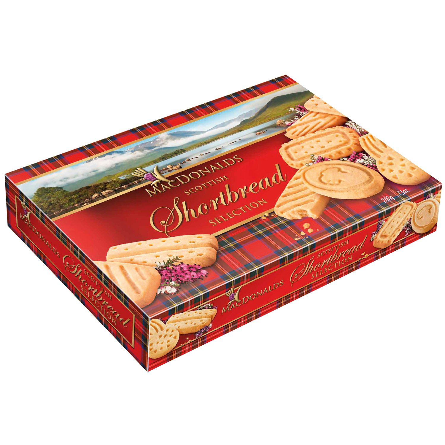 MacDonalds shortbread selection in gift carton - VAT FREE 24x200g