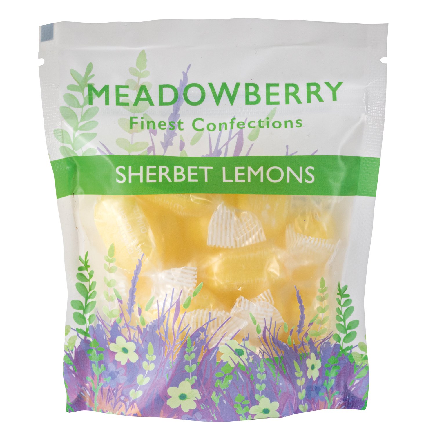 Meadowberry traditional sweets - Sherbet lemons 12x150g