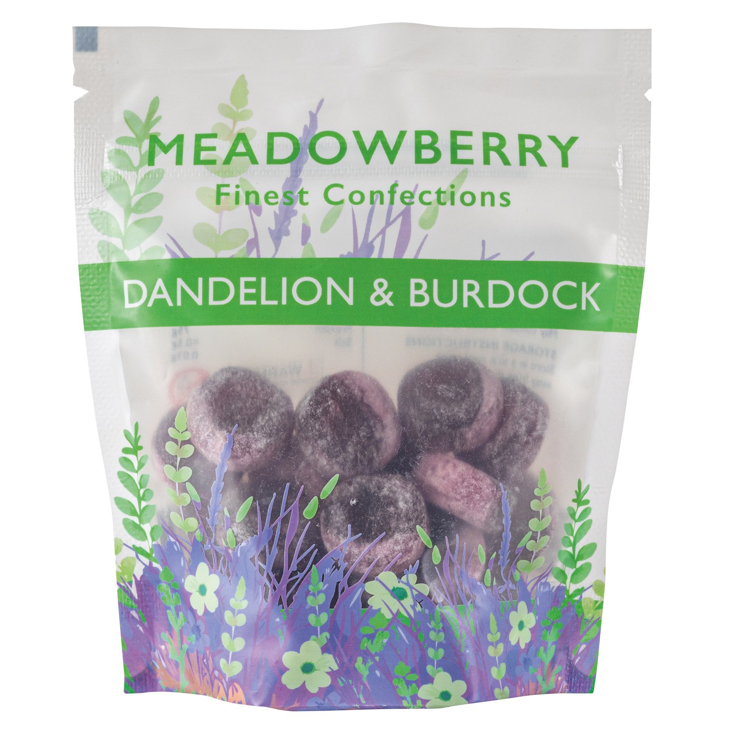 Meadowberry traditional sweets - Dandelion and burdock 12x140g
