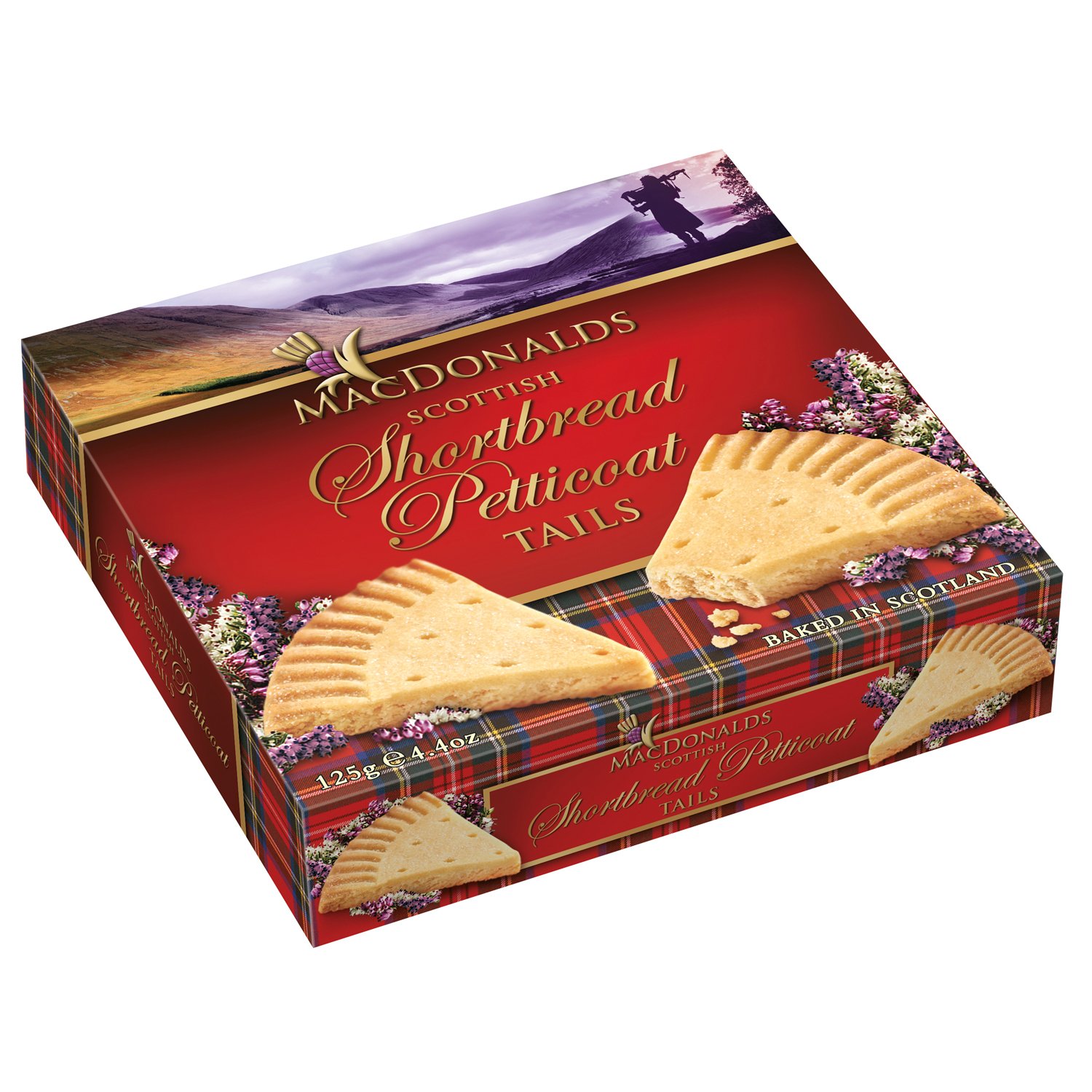MacDonalds shortbread petticoat tails in gift carton - VAT FREE 24x125g