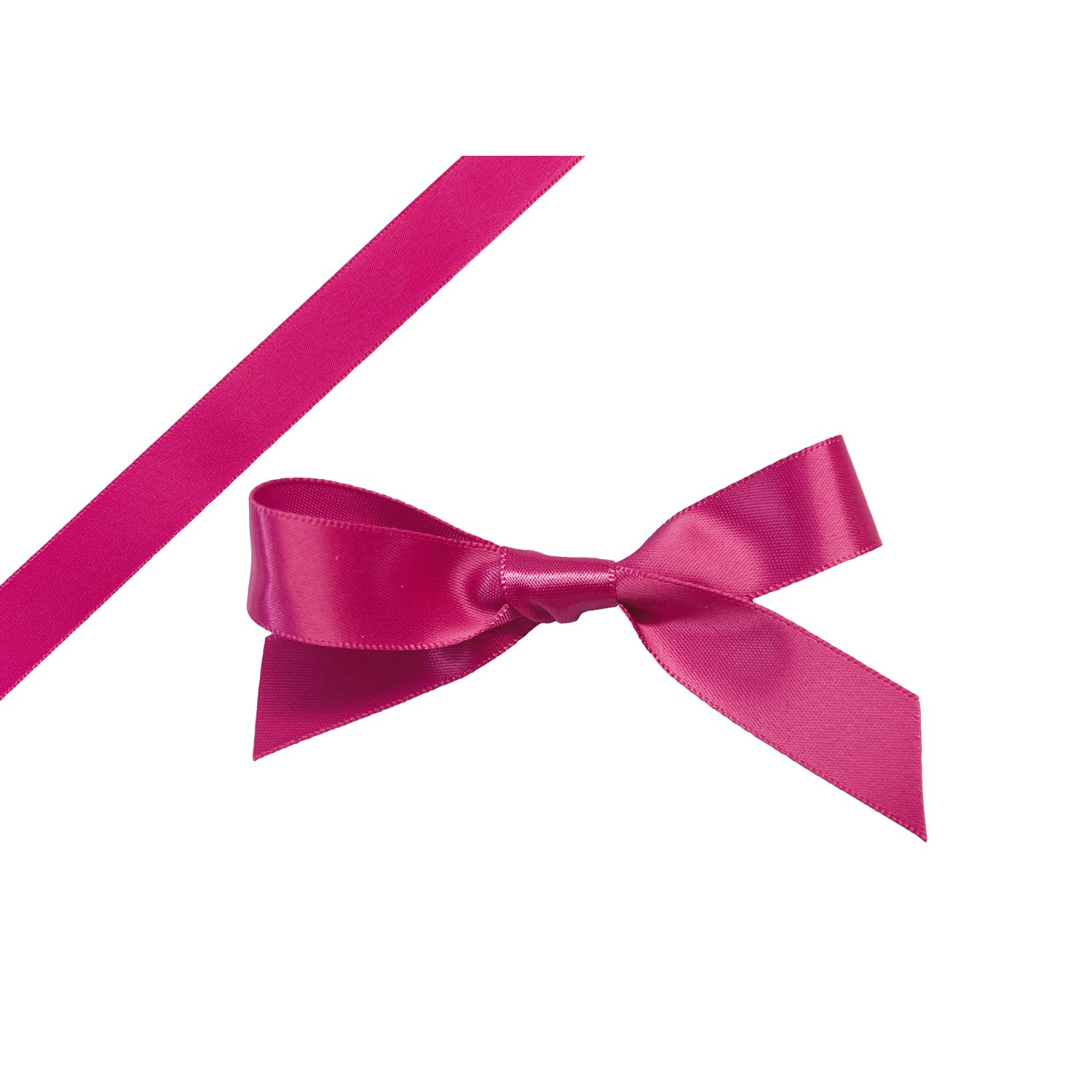 THS Packing - Beauty pink single faced satin ribbon x 15mm x 100m