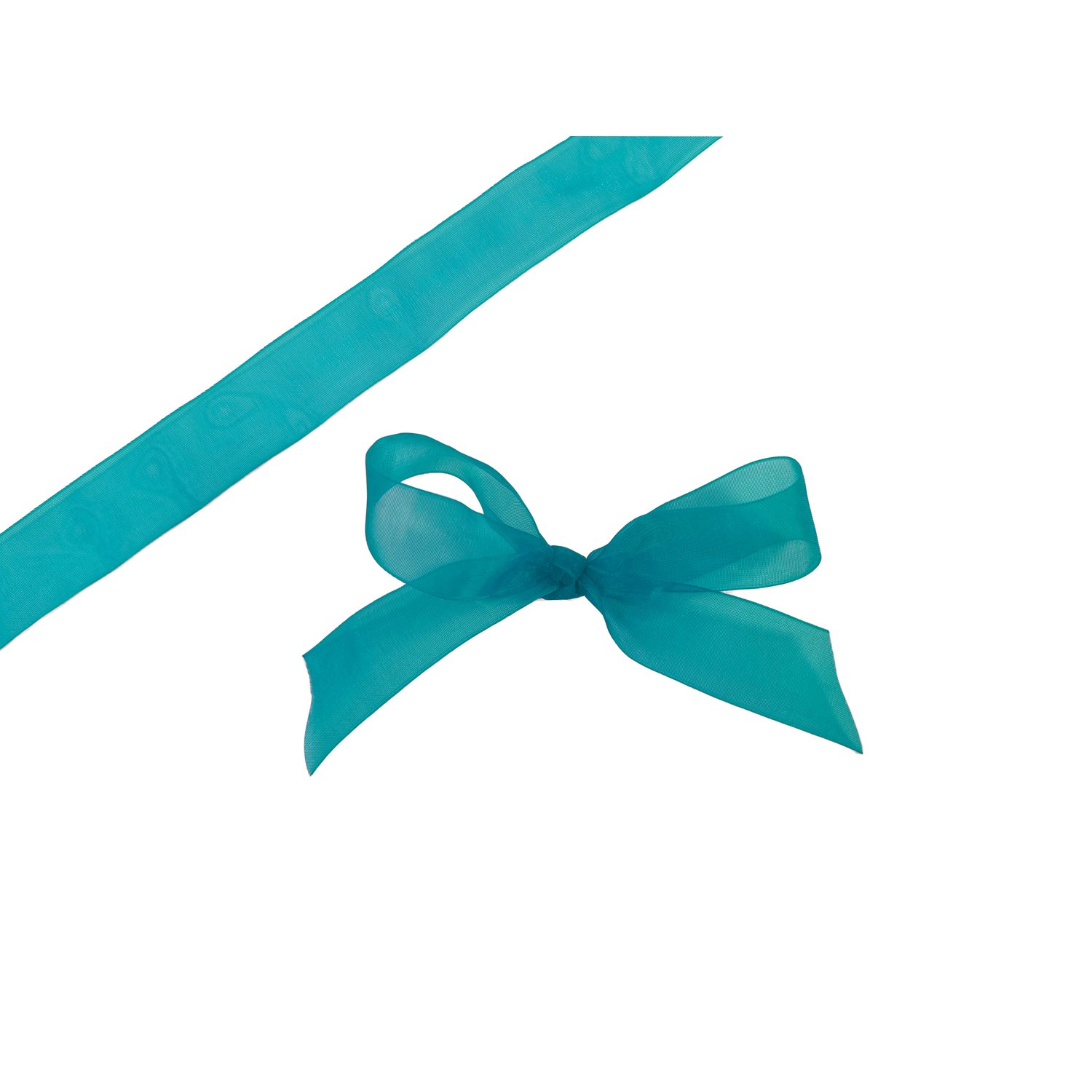 THS Packing - Jade organza woven edge ribbon x 23mm x 25yds