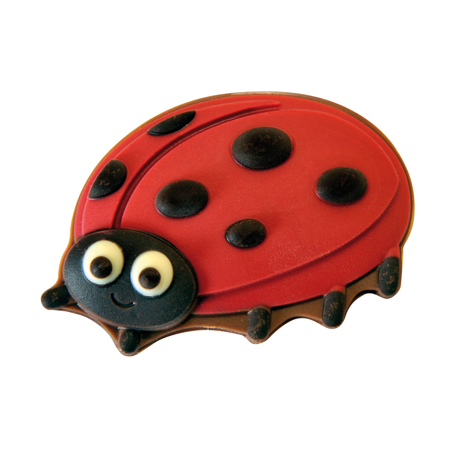 Gwynedd - Spot the Ladybird - decorated solid milk chocolate - appr 33pcs x 1kg